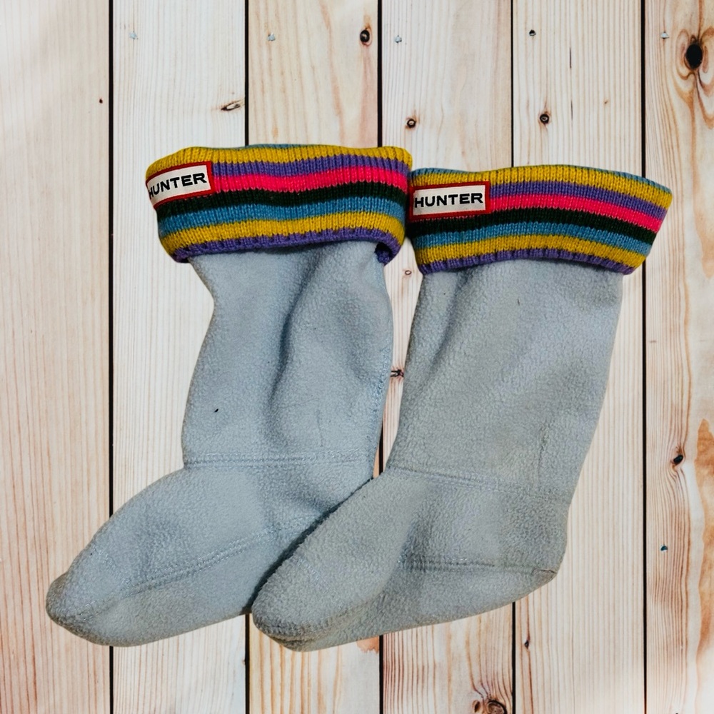 Hunter boot socks girls size 8-10